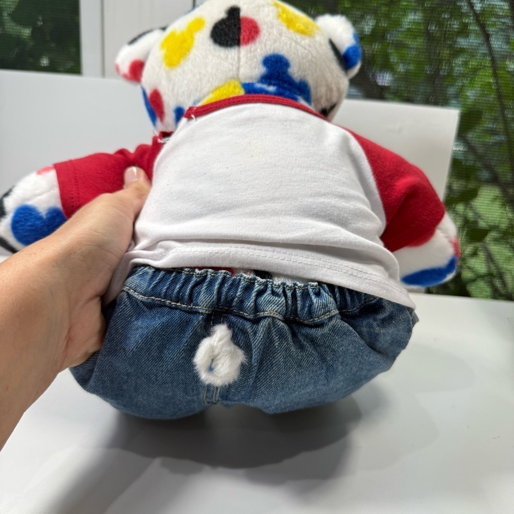 Build-A-Bear Disney Mickey Mouse Plush - Red, Yellow, Blue, Black - Picture 6 of 15